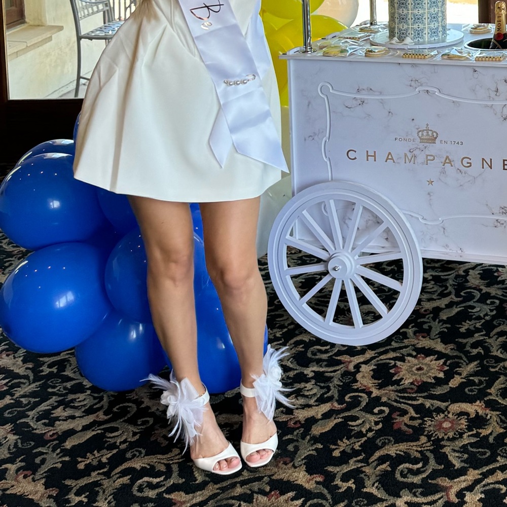 Nina Bridal Shoe in white